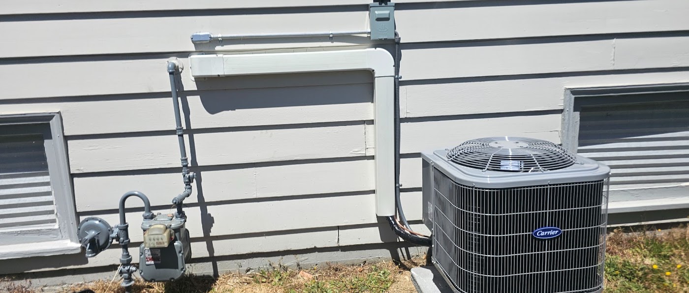 Dedicated circuit and outdoor disconnect installed for an AC condenser in Vancouver, WA